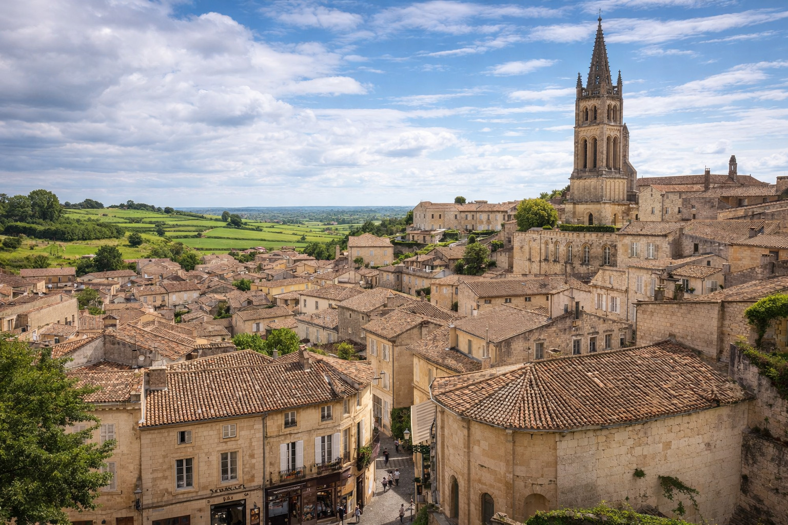 The medieval village of Saint-Émilion — a popular afternoon excursion
